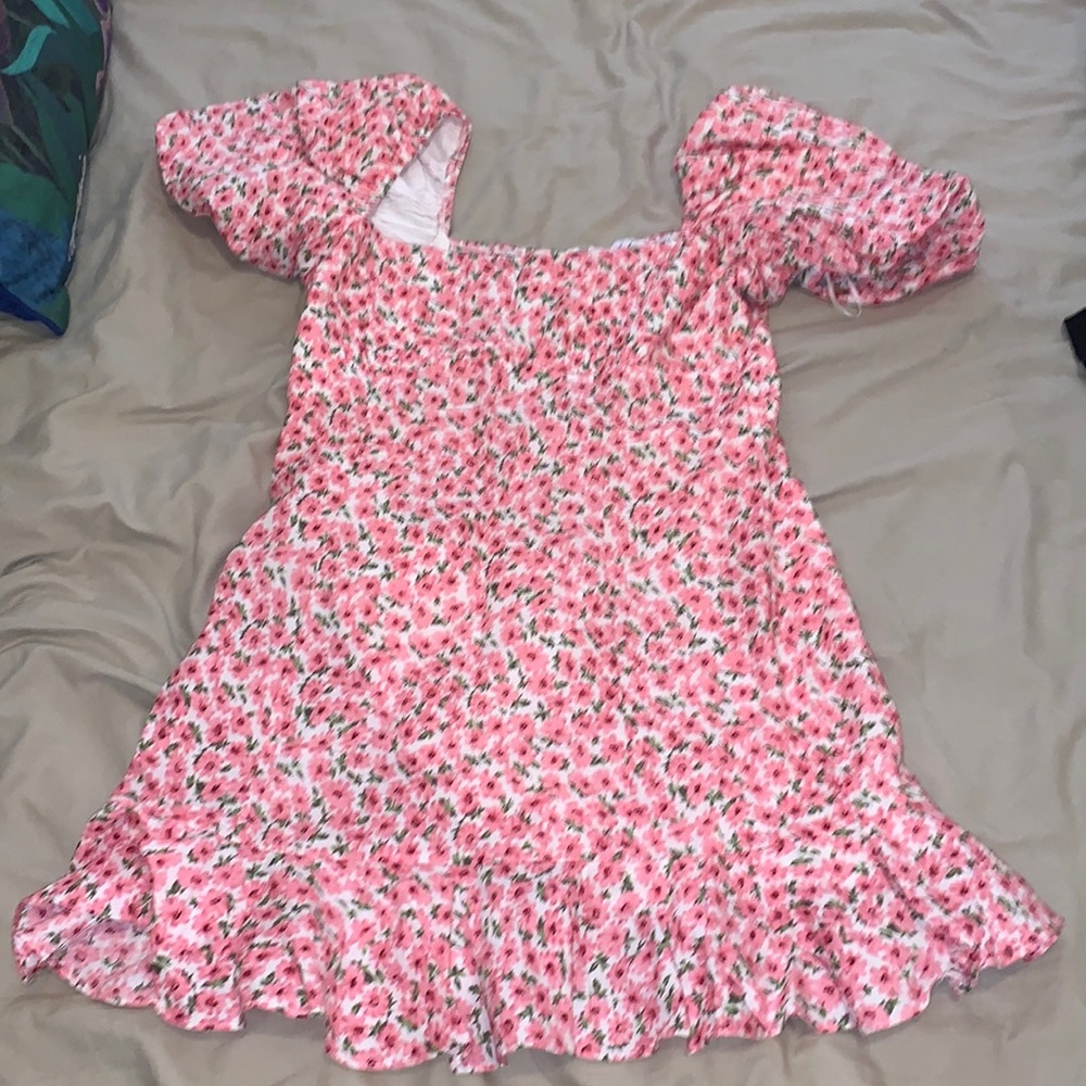 Petal and Pup Pink floral dress